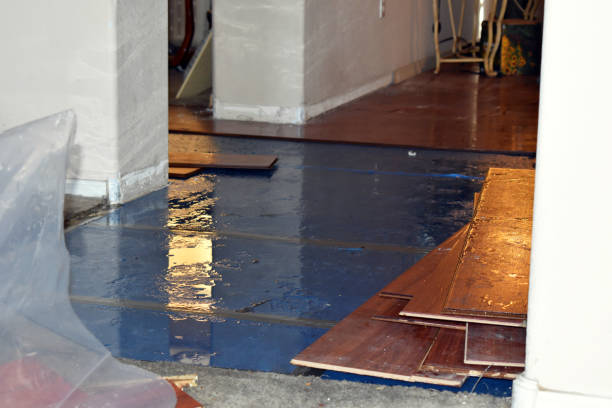 Professional Water Damage Restoration technician working in Oakley, CA